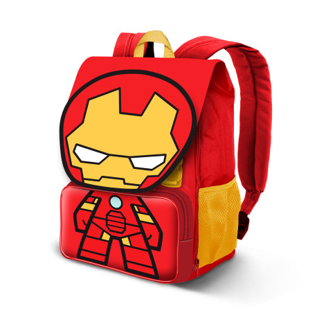 Mochila escolar Iron Man Rojo