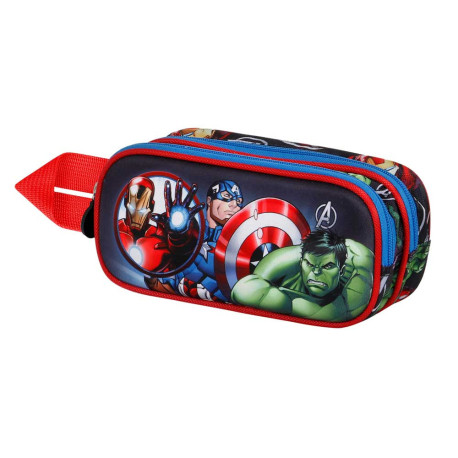 Estojo azul dos Vingadores da Marvel