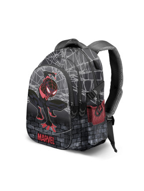 Mochila Spiderman Gris