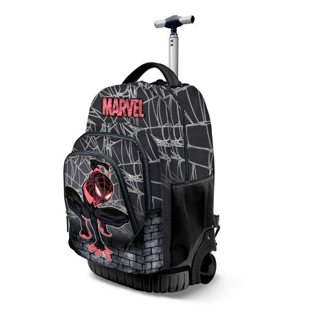 Mochilla trolley Spiderman Gris