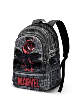 Mochila Spiderman Gris