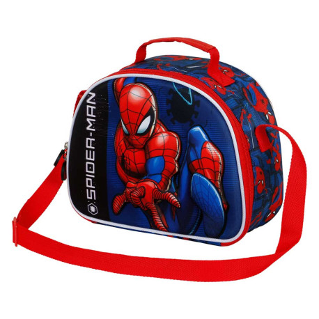 Portameriendas Spiderman Rojo