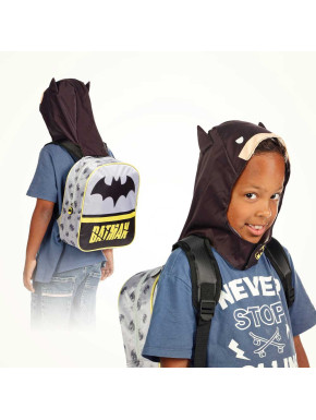 Mochila infantil Batman Gris