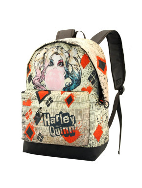 Sac à dos beige Harley Quinn