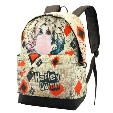 Sac à dos beige Harley Quinn