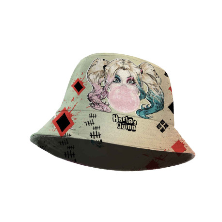 Chapeau de pêche Harley Quinn Beige