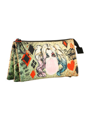 Estuche Harley Quinn Beige