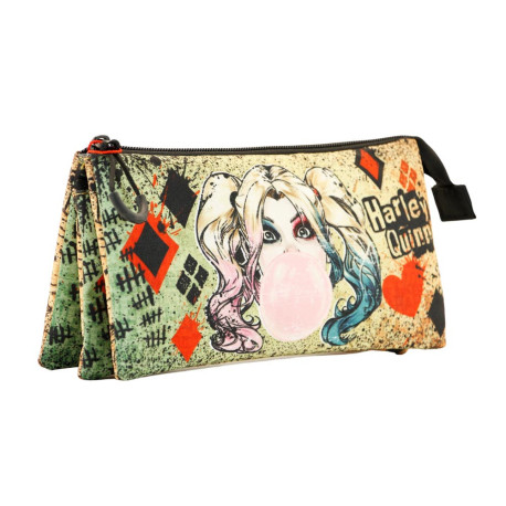 Estuche Harley Quinn Beige