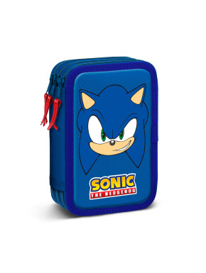 Estuche plumier Sega-Sonic Azul