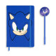 Diario con bolígrafo Sega-Sonic Azul
