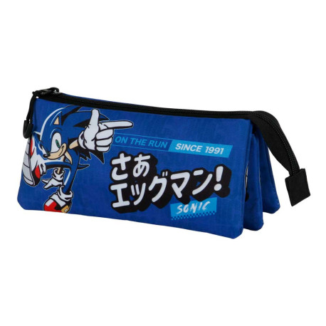 Estuche triple Sega-Sonic Azul