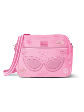 Grand sac à bandoulière Barbie Rose lunettes