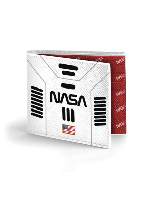 Cartera unisex NASA Blanco