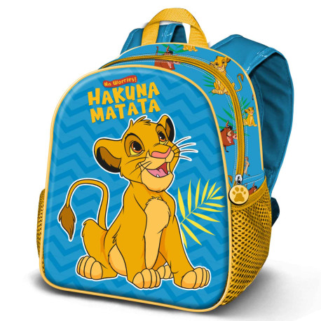 Mochila guardería El Rey León Azul