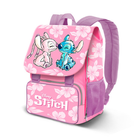 Mochila Lilo y Stitch Rosa