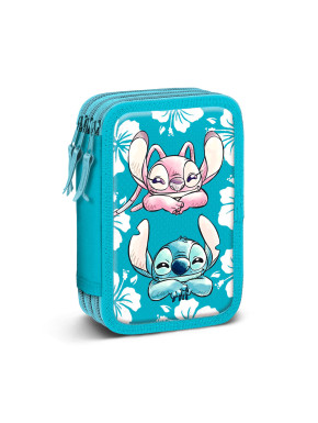 Estuche plumier Lilo y Stitch Azul