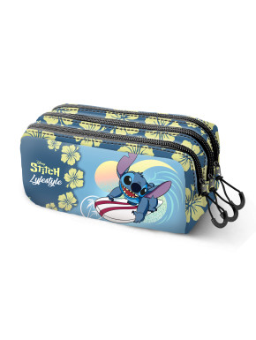 Estuche Lilo y Stitch Azul