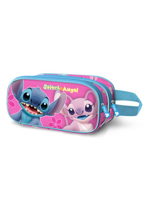 Estuche Lilo y Stitch Rosa