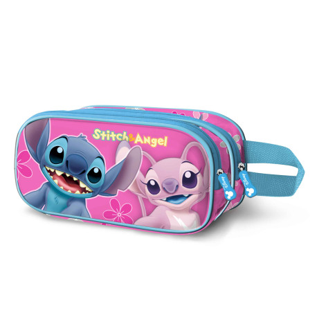 Estuche Lilo y Stitch Rosa