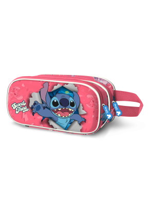 Estuche Lilo y Stitch Rosa