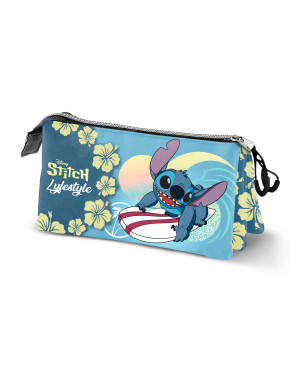 Estuche Lilo y Stitch Azul