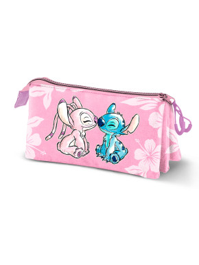 Estuche Lilo y Stitch Rosa