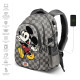 Mickey Mouse Sac à dos Gris