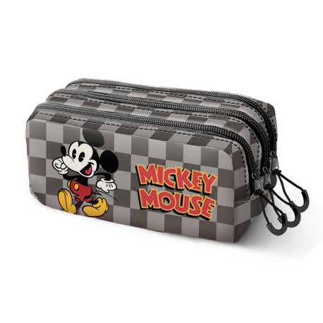 Estuche Mickey Mouse Gris