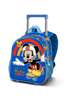 Mochila trolley infantil Mickey Mouse Azul