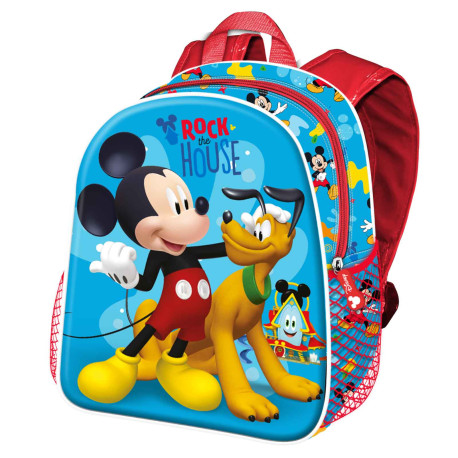 Mochila guardería Mickey Mouse Azul
