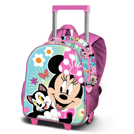 Sac à dos trolley pour enfants Minnie Mouse et Figaro