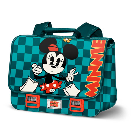 Cartera escolar Minnie Mouse Turquesa