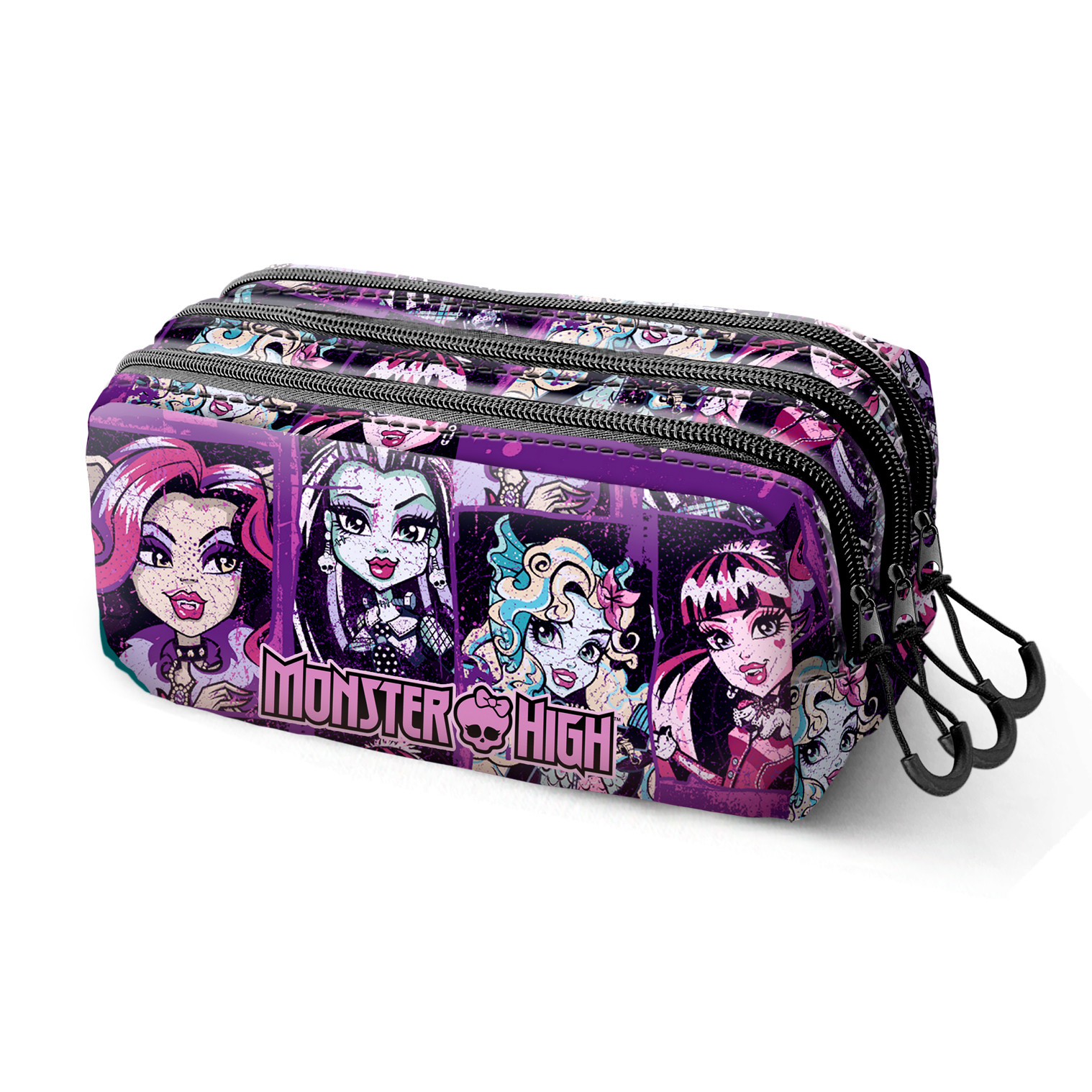 Estuche Escolar Mochila Mandalorian Carrefour Estojo Rosa Monster