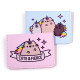 Porte-cartes protecteur en tissu pour le chat Pusheen