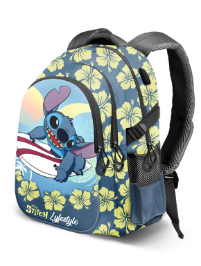 Mochila Lilo y Stitch Azul