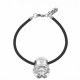 Pulsera Plata y Caucho Star Wars Stormtrooper