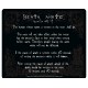 Mouse pad Death Note rules