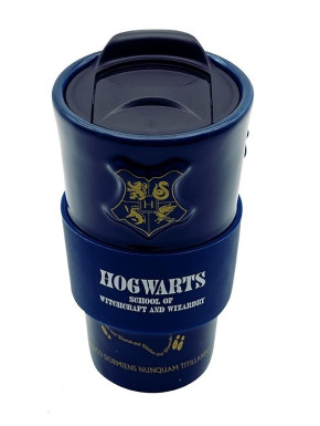 HARRY POTTER - Ceramic travel mug - Hogwarts x2