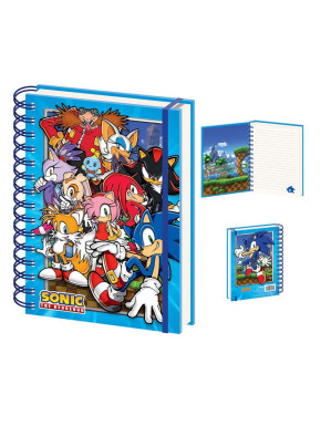 Cahier A5 Green Hill Zone Gang Sonic The Hedgehog