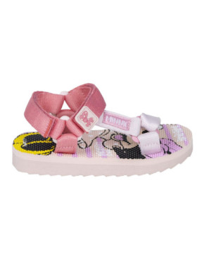 SANDALIAS CASUAL VELCRO MINNIE