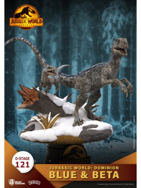 Figura Dstage Jurassic World Dominion Blue Y Beta