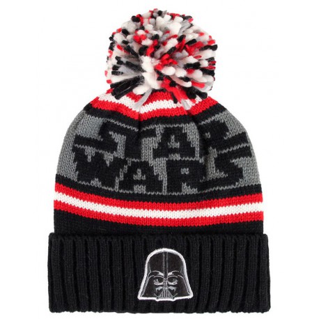 Beanie hat with ball Vader