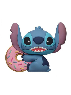 Aimant Stitch avec un donut Disney