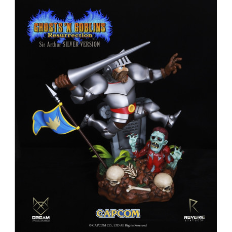 Figura Arthur Armadura Plateada Ghost And Goblins