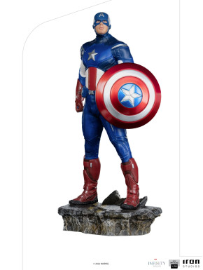 Figura de Capitán América Batalla en Nueva York Marvel