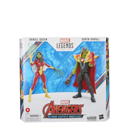 Figuras Skrull Queen Y Super-Skrull Marvel