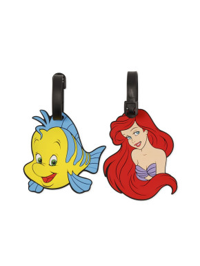 Identité de bagage Disney La Petite Sirène Ariel et Flounder