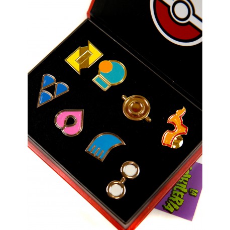 Set Insignias Gimnasio Pokemon red