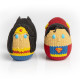 Mini Eggs Batman, Flash, Superman Y Wonder Woman