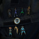 Set Pins Black Panther Wakanda Forever Personajes